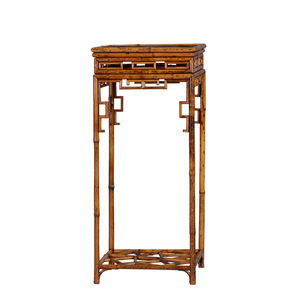 Soporte de flores de bambú de estilo chino, estante rectangular duradero para ceremonia del té, origen Anji - Product Image 5