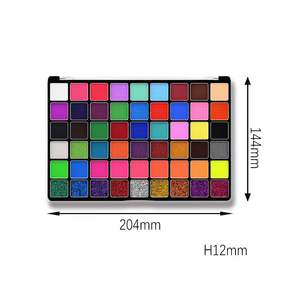 ชุดระบายสีบนใบหน้าและร่างกายจากพืชธรรมชาติสำหรับเด็ก 48 สี พร้อมแปรงและลายฉลุ ปลอดสารพิษ ปลอดภัยต่อผิว - Product Image 4