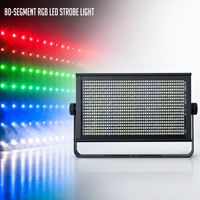 Projecteur stroboscopique matriciel RVB 80 segments 960 LED 220W 247CH DMX512 1-30Hz pour bars et festivals EDM