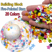 11609 1x1 Blok Bangunan Kecil Bentuk Bintang MOC Star Bricks Kompatibel Plastik Aksesoris Perakitan DIY