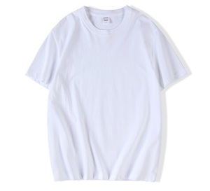 เสื้อยืดผู้ชายสีเหลืองไซส์ใหญ่ ผ้าฝ้าย 100% แขนสั้น คอกลม เสื้อยืดเปล่า รับสกรีนโลโก้ เสื้อผ้าลำลองแนวสตรีท - Product Image 1