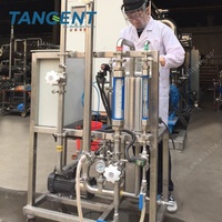 TANGENT Nouvelle membrane d'ultrafiltration céramique de haute qualité, prix usine, modèle pilote pour boîtier de machine, débit 1000L/heure, modèle CRP
