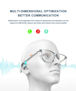 Lunettes intelligentes sans fil avec haut-parleur Bluetooth, lunettes de soleil audio, commande tactile pour les sports de plein air, hommes et femmes - Product Image 3