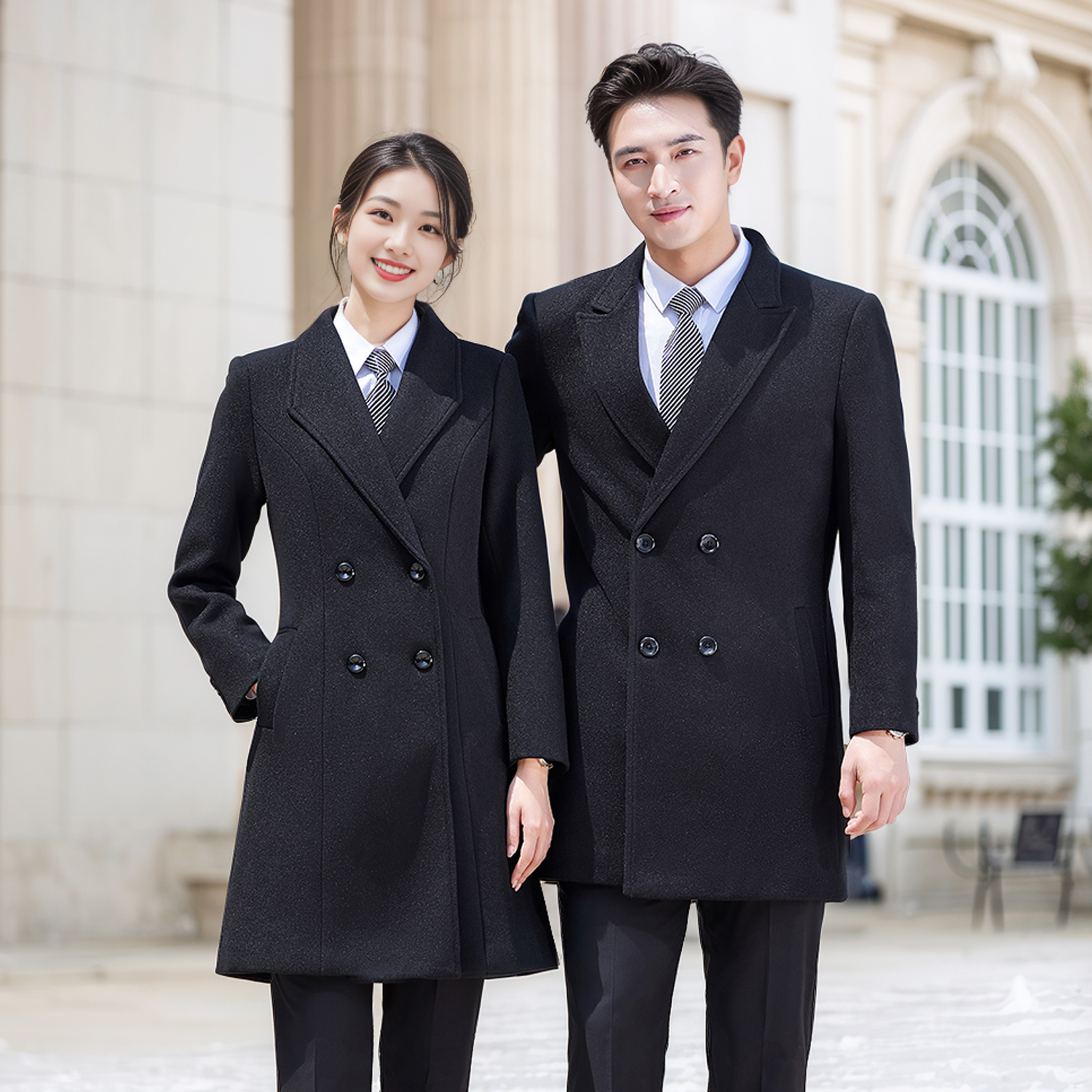 Black coat for women