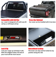 Cubierta de Caja de Camioneta KSCPRO, Cubierta Enrollable con Cerradura para VW AMAROK 2011-2021