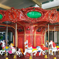 Manèges funéraires petit carrousel manèges de parc d'attractions utilisé carrousel vente chaude 6 places carrousel de luxe