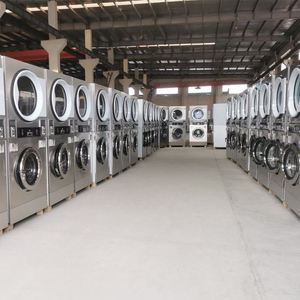 Sèche-linge commercial en libre-service, machine de séchage à double pile, gaz/électrique/vapeur, 15kg, fonctionne avec des pièces de monnaie - Product Image 5