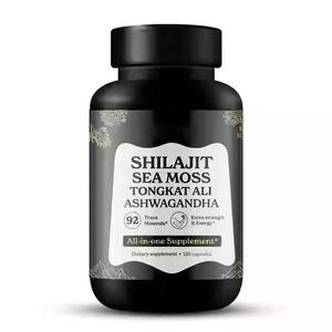 4 In 1 Antioxidant Shilajit Zeemos Ashwagandha Tongkat Ali Capsules 120 Tellen Snelle Verzending Voor Volwassenen - Product Image 1