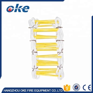 Échelle d'évacuation d'urgence en cas d'incendie Okefire, portable, isolée, non conductrice, pour balcon, avec crochet - Product Image 4