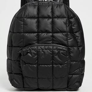 Large Waterproof Nylon Unisex <b>Backpack</b> Adjustable <b>Strap</b> Custom Quilted Design Students Fashionable Black Zipper Durable - Product Image 2