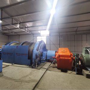 Argano Elettrico a Doppio Tamburo JTP 3T 2.6m/s con Freno a Disco, Sollevatore 400m per Attrezzature Minerarie Sotterranee - Product Image 1