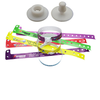 Bracelets en plastique jetables personnalisés, imprimés sur mesure, résistants à l'eau et durables, pour événements, fêtes et concerts – Vente en gros usine