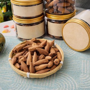 Conos de Incienso de Agarwood Hechos a Mano, Ecológicos, Orgánicos, Aromaterapia, Aromáticos, Difusor de Fragancia Natural para Todas las Estaciones, para Uso Doméstico - Product Image 4