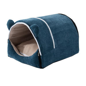 Casa de perro <span class=keywords><strong>Convertible</strong></span> y Reversible 2 en 1, casa plegable para interiores, cueva acogedora para perro, cueva plegable para gato - Product Image 6
