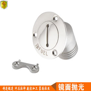 Col de remplissage de carburant en acier inoxydable de 38 mm en forme de clé, avec entrée d'eau en forme de coude, pour yacht, bateau de pêche, quincaillerie marine - Product Image 3