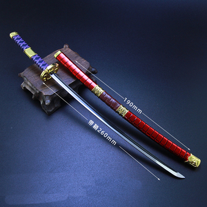 Espada de Juguete de <span class=keywords><strong>Zoro</strong></span> de One Piece, Katana de 26 cm, Espada Samurai Pequeña Kitetsu - Product Image 6
