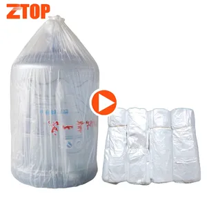 Высокопрочная белая Синяя Прозрачная пластиковая 5-галлонная упаковочная сумка для воды, 5 галлонов, 5 галлонов