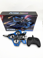 Cross-Border New RC Airplanes Colorful LED Lights Gravity Induction Stunt Drop-Resistant 4-Channel UAV Auto Return 100m Range