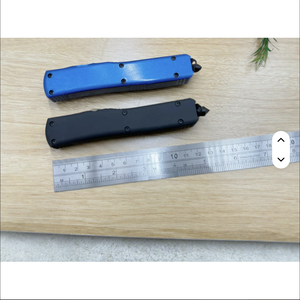 Camping Folding Outdoor Self Defense OTF Automatic Pocket <b>Clip</b> Knife Handle Switch Blade Blank Assisted WKC-K-1 Retractable Desi - Product Image 2