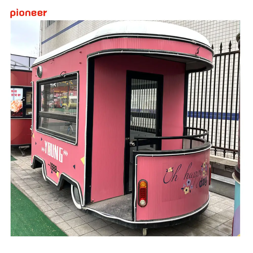 Çin mobil gıda römorkü ve ekipman gıda kamyonları buzdolabı ile bira restoran