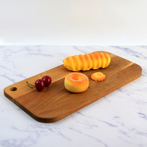 Acacia <b>Wood</b> Cutting Board 40x20x1.8cm Rectangle With Hole For Hanging Chopping <b>Block</b> - Product Image 4