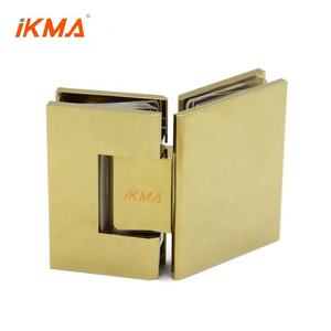 135 درجة الحرير النحاس نحى الذهب ضبط زاوية 10 مللي متر الزجاج الداخلية الحمام الزجاج سوينغ الربيع دش بباب المفصلي - Product Image 3