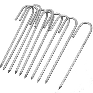 Gancho J Valla de eslabones de cadena Estacas de barras Zona de desaceleración Anclaje de barras de refuerzo - Product Image 3