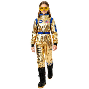 Disfraz de astronauta dorado para niños Yi Xiaoyi, traje espacial, disfraz de Halloween para niños, conjunto de ropa para actuaciones - Product Image 4