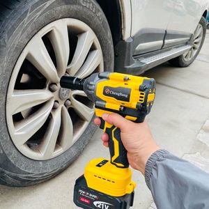 1500N.m High Torque Heavy Duty Brushless <b>Power</b> Wrench 1/2" Rechargeable Cordless Impact Wrenches for Tires Repair <b>Tools</b> - Product Image 6