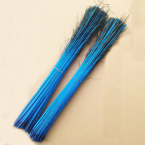 Plumes de paon décapillées à tige de 70-80 cm, économiques, pour artisanat, bricolage, chapellerie, fascinateurs et coiffes de course - Product Image 6