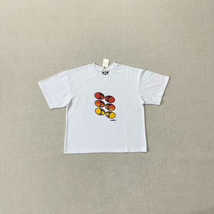 เสื้อผ้าผู้ชายแฟชั่นลายผีเสื้อพิมพ์ลาย 3 มิติ แขนสั้น ผ้าฝ้าย 100% 240 กรัม ระบายอากาศได้ดี รับผลิตตามสั่ง ขายส่งสำหรับฤดูร้อน ดีไซน์ใหม่ - Product Image 4