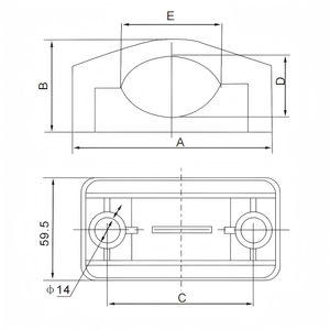 Vente en gros Nouveau serre-câble électrique haute tension Bloc de câble réglable Clips de câble de qualité supérieure - Product Image 5
