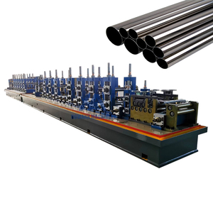 Ligne de production intelligente de tuyaux en acier inoxydable entièrement automatique Machine de fabrication de tuyaux de soudure Pompe PLC Fabricant de laminoirs de tubes à noyau - Product Image 1
