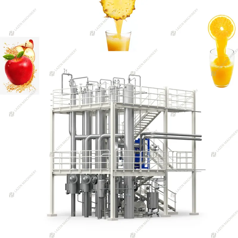 Падающая пленка испаритель томатный с принудительной циркуляцией испаритель паста концентрационная машина