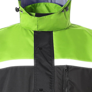 Imperméable en polyester imperméable haute visibilité pour motos vélos vêtements de sécurité réfléchissants personnalisables directs d'usine - Product Image 3