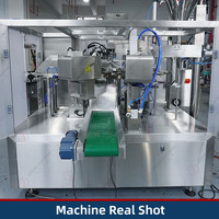 Machine d'emballage automatique rotative pour sachets Mylar et pochettes verticales de mélasse et de chicha