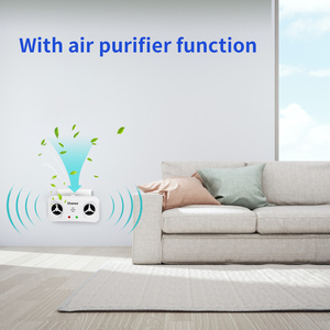 Purificatore d'aria ionico e repellente per parassiti ad ultrasuoni sistema silenzioso 3 in 1 per mosche acari della polvere e controllo dei roditori - Product Image 2