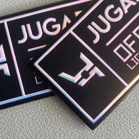 Étiquettes de vêtements en gros, conception personnalisée, logo, transfert thermique, hologramme, patchs souples en TPU pour vêtements de sport, maillots, chemises