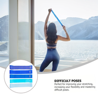 Bandas Elásticas de Látex para Ejercicios de Resistencia, Coloridas, para Glúteos, Piernas y Glúteos, para Entrenamiento en el Gimnasio