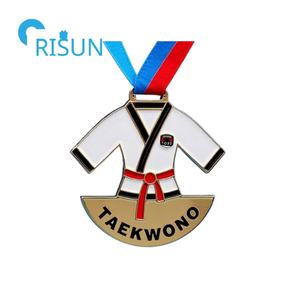 Trofeos de Cinturón Negro para Atletas de Karate y Taekwondo, Medallas de Artes Marciales, Premios de Competición de Judo, Medallón - Product Image 3