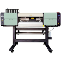 Meilleure imprimante DTF à double tête haute vitesse I3200 A2 60cm, machine d'impression, imprimante DTF pour t-shirt 60cm avec secoueur de poudre