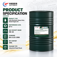 Huile moteur diesel entièrement synthétique AVIC HANGTE CF-4 0W-40 200L Lubrifiant haute performance pour camions, générateurs, machines