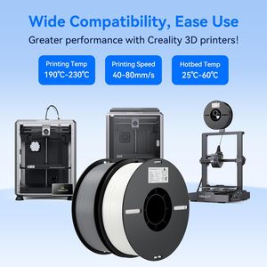 Filamento PLA Creality de 1.75mm, 2kg, Blanco, para Impresora 3D, Alta Precisión Dimensional, Sin Enredos, Fuerte Adhesión - Product Image 6
