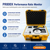 Pyranomètre PR800X avec moniteur de rapport de performance et mesure de température de -40 à 200°C pour les centrales solaires