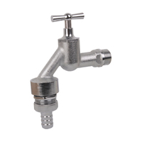 Robinet à bille en laiton AVONFLOW DN15 1/2" au design moderne, anti-corrosion, finition nickelée