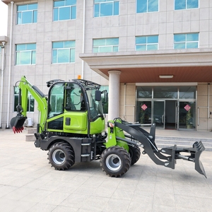 Mini Backhoes Loader 4X4 Ce Epa Motor Mini Farm Tractor Graafmachine Lader 4X4 Graafmachine - Product Image 4