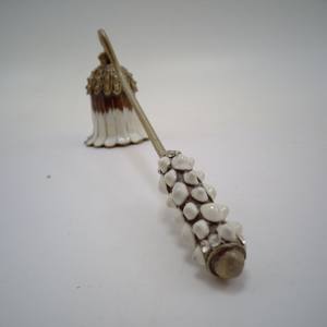 Spegnicandele Tradizionale Menorah Placcato Argento, Spegnicandele Cerimoniale Ebraico per Shabbat e Festività - Product Image 6