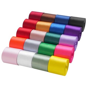 ริบบิ้นผ้าซาตินสองด้าน สีพื้น โพลีเอสเตอร์ 100% กว้าง <span class=keywords><strong>1</strong></span>.5 นิ้ว ขนาด 20 ซม. x 2 หลา รวมทั้งหมด 40 ปี ต่อแพ็คเกจ - Product Image 2