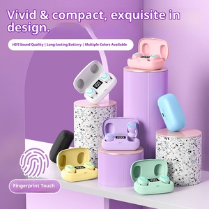 Audífonos Inalámbricos Bluetooth Nuevos de Fábrica al por Mayor, Audífonos Intrauditivos T1 Macaron S9 Económicos - Product Image 5