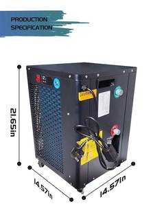 Vanace 1HP Water Chiller Cooling System with Cold Plunge Tub for Home Gym and Professional Recovery - Product Image 4